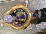Royal Garnet & Amethyst Scepter/Magic Wand $525