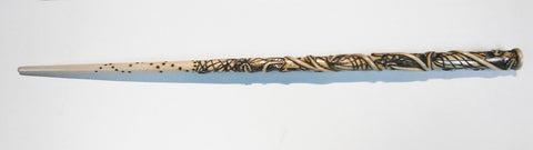 Webbed Vine Leaf Magic Wand $80
