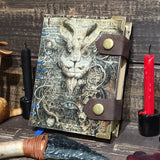 Creature hand bound journal/sketch book/grimoire $85