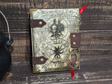 Brown Leather Skull Journal/Sketchbook/Grimoire $80