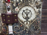 Brown Leather Skull Journal/Sketchbook/Grimoire $80