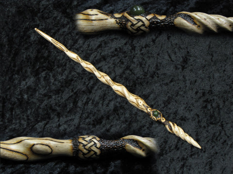 Celtic Jade Ash Magic Wand $65