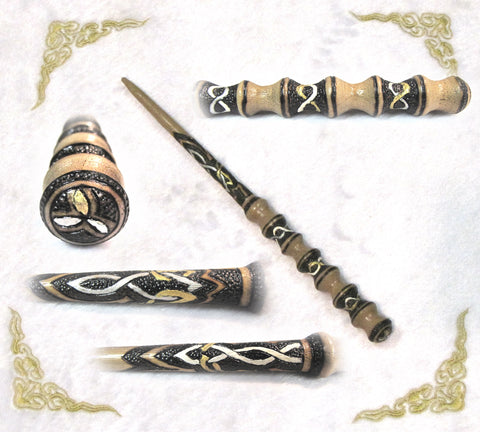 wooden cherry magic wand