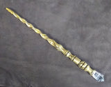 Bocote and Clear Quartz Magic Wand $115