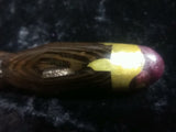 Opal, Tanzanite, Ruby, Wenge, Damascus Style Master Magic Wand $425