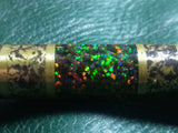 Opal, Tanzanite, Ruby, Wenge, Damascus Style Master Magic Wand $425