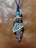 Elven Crystal Healing Wand Pendant $120