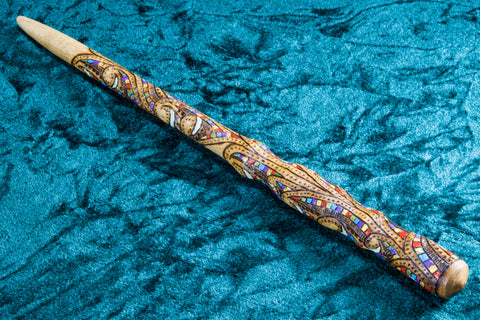 Stained Glass Mehndi Meditation Magic Wand