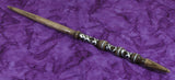 Silver Web Ash Celtic Knot Wand