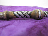 Silver Web Ash Celtic Knot Wand