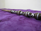 Silver Web Ash Celtic Knot Wand