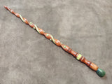 Jade and Jatoba Spiral Magic Wand $250