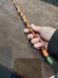 Jade and Jatoba Spiral Magic Wand $250
