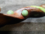 Jade and Jatoba Spiral Magic Wand $250