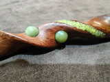 Jade and Jatoba Spiral Magic Wand $250
