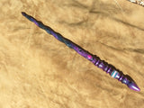 Pink Tourmaline, Opal, Lapis, Malachite, Maple Nebula Magic Wand $225