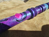 Pink Tourmaline, Opal, Lapis, Malachite, Maple Nebula Magic Wand $225
