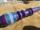 Pink Tourmaline, Opal, Lapis, Malachite, Maple Nebula Magic Wand $225
