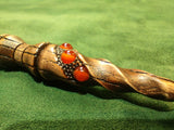 Ruby and Carnelian Ash Magic Wand $215