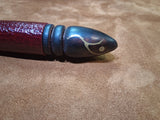 Red Agate, Maple, Red Leather Pheonix Fire Wand
