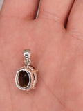 Moldavite Oval Cut Silver Pendant #MPN2 $300
