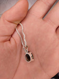 Moldavite Oval Cut Silver Pendant #MPN1 $200