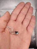 Moldavite Oval Cut Silver Pendant #MPN1 $200