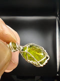 Peridot Oval Cut Gem Sterling Silver Pendant