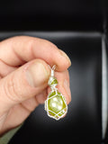 Peridot Oval Cut Gem Sterling Silver Pendant