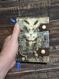 Creature hand bound journal/sketch book/grimoire $85