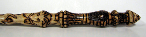 Ash Dragon Castle Wood-burned Magic Wand