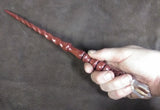 Bloodwood and Clear Quartz Crystal Magic Wand  $120