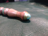 Jatoba, Malachite, Copper, Brass Inlay Magic Wand