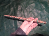 Jatoba, Malachite, Copper, Brass Inlay Magic Wand