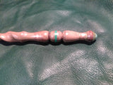 Jatoba, Malachite, Copper, Brass Inlay Magic Wand