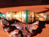 Malachite, Lapis, Marblewood, Maple Inlay Magic Wand