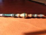 Malachite, Lapis, Marblewood, Maple Inlay Magic Wand