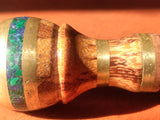 Malachite, Lapis, Marblewood, Maple Inlay Magic Wand