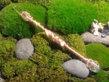 Fluorite, Rose Quartz, Amethyst, and Clear Crystal Power Copper Healing Wand