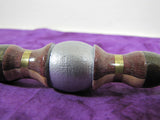 Purpleheart,  Bloodwood, Maple, Brass Inlay Magic Wand