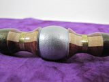 Purpleheart,  Bloodwood, Maple, Brass Inlay Magic Wand