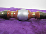 Purpleheart,  Bloodwood, Maple, Brass Inlay Magic Wand