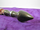 Purpleheart,  Bloodwood, Maple, Brass Inlay Magic Wand