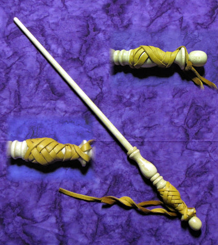 Leather Wrapped Maple Masters Magic Wand