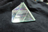 Glass Pyramid (medium 3.5 inch base)