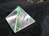 Glass Pyramid (medium 3.5 inch base)