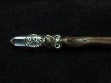 Clear Crystal Oak Magic Wand (brown shaft) #W12B